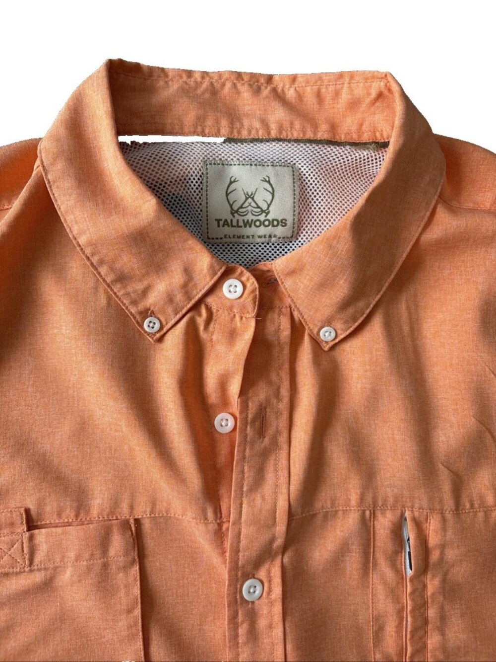 Tallwoods Elementwear Short Sleeve Fishing Shirt Burnt Orange XXL-READ!